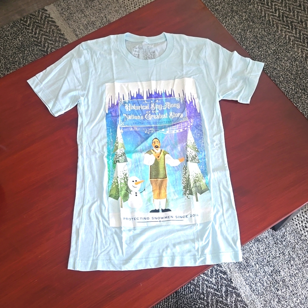 Lost Bros Frozen Sing Along tee, size small